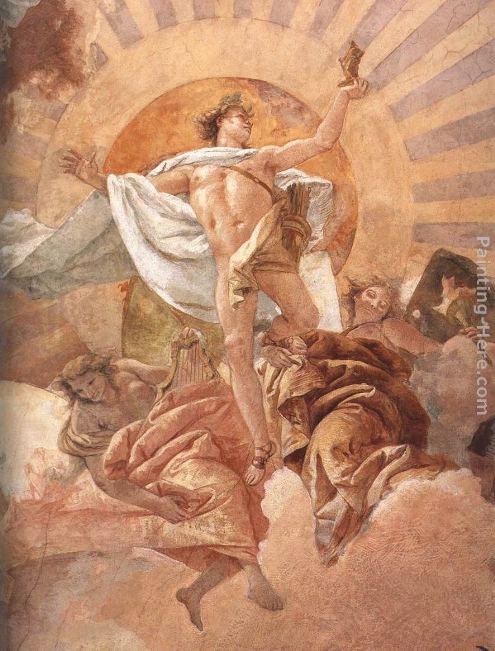 Giovanni Battista Tiepolo Apollo and the Continents [detail 1]